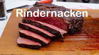 15 kg Rindernacken vom Grill  perfekt [upl. by Oeramed]