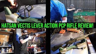 HATSAN VECTIS Lever Action PCP Air Rifle Full REVIEW Unboxing [upl. by Blayne]