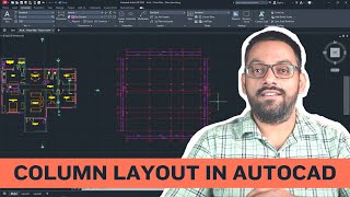 Creating Detailed Column Layout in AutoCAD for Civil Engineers [upl. by Damek414]