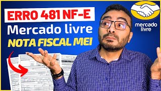 Mercado Livre  ERRO 481 EMISSÃO DE NFe como RESOLVER Passo a Passo [upl. by Matthaus]