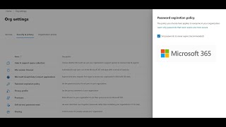 How to Set a Password Expiration Policy from Microsoft 365 Admin Portal [upl. by Cusack401]