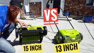 2024 Upgraded EVEAGE 16Inch 15 Amp Electric Dethatcher amp Scarifier EDS16S [upl. by Nored]