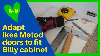 How I fitted Ikea Metod doors to a Billy cabinet [upl. by Libna]