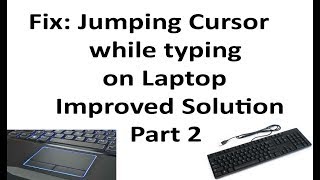 HOW TO FIX JUMPING CURSOR OR POINTER Part 2 Improved Solution [upl. by Ahsaela832]