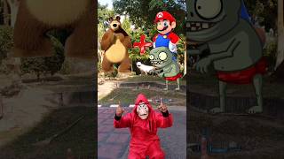 Bear  Super Mario And Zombie  Cartoon animation [upl. by Estrin436]