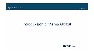 Visma Global  En kort introduksjon [upl. by Ruscher]