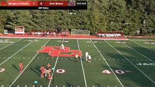 Bergen Catholic Soccer vs Don Bosco [upl. by Siulesoj]