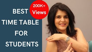 Best Time Table For School amp College Students  How to Make 100 Successful Time Table  ChetChat [upl. by Bithia]