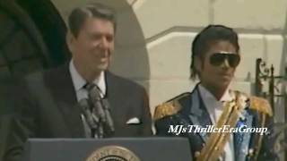 MJsThrillerEraGroup  Presidential Humanitarian Award 1984 HD [upl. by Borras]