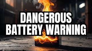 DONT IGNORE These Battery Explosion Hazards Semi trucks [upl. by Aeneg182]