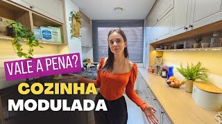 Nossa cozinha provençal modulada com cara de planejada ✨ [upl. by Gnem]