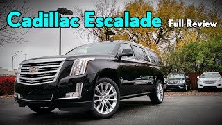 2018 Cadillac Escalade ESV Full Review  Platinum Premium Luxury amp Luxury [upl. by Werner]