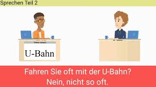 Goethe Zertifikat A1 Sprechen Teil 1 2 und 3 Prüfung  Start Deutsch A1  Vid  197 [upl. by Mureil]