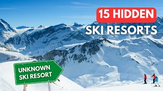 Top 15 Best Hidden Ski Resorts in Europe [upl. by Rehc]