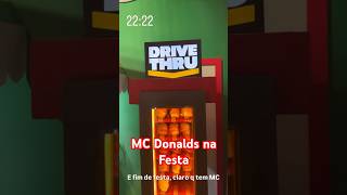 MC Donalds na festa shorts virginiafonseca [upl. by Orecul258]