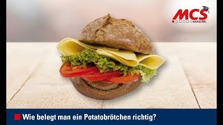 MCS Akademie Tutorial  Wie belegt man ein Käsebrötchen richtig [upl. by Ardnued]