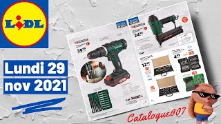 ARRIVAGE LIDL BRICOLAGE PARKSIDE  29 NOVEMBRE 2021 [upl. by Mosier]