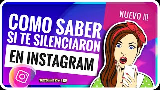 COMO SABER SI ALGUIEN TE SILENCION EN INSTAGRAM ocultar historias de Instagram billbulletpro [upl. by Roth]