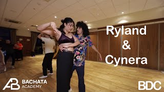 Ryland and Cynera Bachata Social at A2B Bachata Academy 20240529 [upl. by Animlehliw]