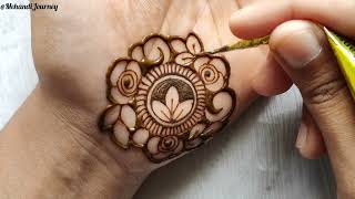 Beautiful Modern Style Mehndi Design  Easy Stylish Mehndi Design  Mehndi ka Design  Mehendi 2024 [upl. by Yalahs]