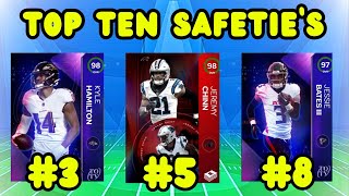 The Top 10 Safeties in Madden 24 [upl. by Rothschild]