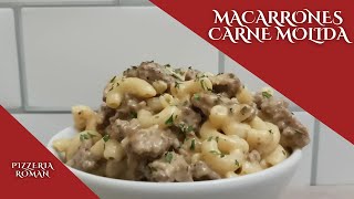 macarrones con carne molida [upl. by Carolyn]