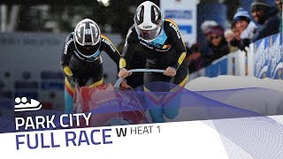 Park City  BMW IBSF World Cup 20172018  Womens Bobsleigh Heat 1  IBSF Official [upl. by Nwahsear]