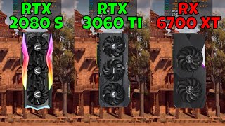 RTX 2080 Super vs RTX 3060 Ti vs RX 6700 XT Benchmark in 10 Games at 1080p 2024 [upl. by Viole]