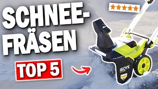 TOP 5 AKKUSCHNEEFRÄSEN Testsieger 2025 🔥  Die besten AkkuSchneefräsen im Vergleich [upl. by Key]