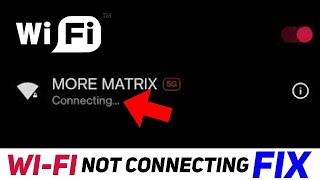 WiFi Connecting Problem Fix✅  WiFi Not Connecting Problem Solve All Mobile [upl. by Neehahs]