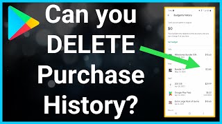 How To Check amp Delete Google Play Store Purchase History [upl. by Dammahum]