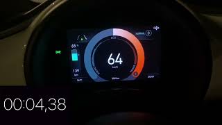 new 2022 Fiat 500e electric 0100 acceleration [upl. by Roee]