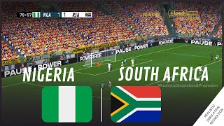 NIGERIA  AFRIQUE DU SUD  Coupe dAfrique des Nations 2023  Simulation de jeu vidéo [upl. by Etteragram]