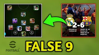 Tips to Replicate FALSE 9 Tactics in eFootball 24 Mobile 🧠🔥 [upl. by Kliment101]