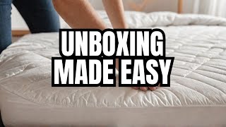 STOP Struggling with Mattress Protector Unboxing and Try This Instead [upl. by Vena391]