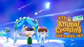 Jour 87 Marie annonce une pluie d’étoiles filantes  Non stop  Animal Crossing New Horizons 79 [upl. by Elwina]