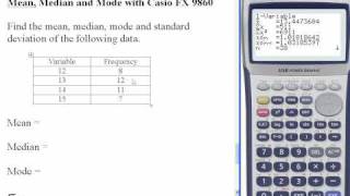 Mean Median amp Mode with Grouped Data [upl. by Morrill]