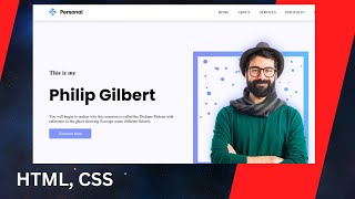 Create A Portfolio Website Using HTML and CSS Only No Talking ICT Programming [upl. by Fairbanks754]