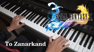 Final Fantasy 10 FFX To Zanarkand  Piano Cover [upl. by Aramo]