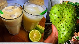 SOUR SOP Juice Healthy Refreshing amp Delicious Cancer Fighting Fruit [upl. by Maurie17]