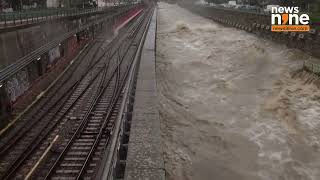 River Gushes Through Vienna as Region Braces for Floods  News9 [upl. by Pulling]