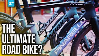 Pinarello Dogma F v SWorks Tarmac v Colnago V4Rs v Cervelo S5 2023 TdF bikes Ridden amp RATED [upl. by Choong]