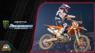 Supercross 2024 San Diego Round 3 best moments  Motorsports on NBC [upl. by Garvey]