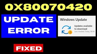 0x80070420 Windows update error code on Windows 11  10 Fixed [upl. by Llenrahs]