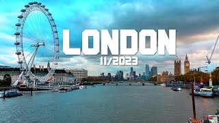 🇬🇧💂‍♂️🏰London 112023 4K🎥 [upl. by Leduar]