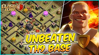 New th9 baseUnbeatable base Clash of clans [upl. by Neelra459]