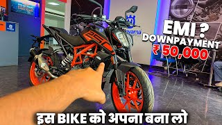 Buy New KTM DUKE 250 BS6 OBD2 at ₹50000 Only 🔥 DUKE 250 EMI amp Downpayment Details [upl. by Treiber605]