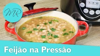 Feijão Fácil na Panela de Pressão Elétrica  Receitas na Pressão [upl. by Arytas]