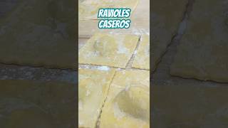 Ravioles Gourmet en Casa Calabaza Queso Azul y Nuez 💫✨ caseros [upl. by Ahtenak]