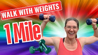 Power Walk For Weight Loss amp Muscle Gain  Burn Fat Fast With this 1mile Athome Workout [upl. by Odell]